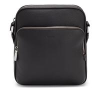 BOSS Sac à épaule bandoulière brun foncé en cuir pour homme - New Crosstown Zip Bag Dark Brown 302168