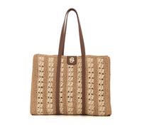 Boss - Sac Cabas Beyond en Raffia - Femme - Sacs - Beige - Taille: ONE Size
