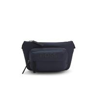 BOSS Sac ceinture en similicuir à logo gommé - Style Stormy_EW Bumbag, 50552763 Bleu foncé pcs.