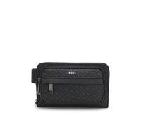 BOSS Sac ceinture monogrammé avec logo embossé en transfert - Style Zair_MN_Crossover, 50552633 Noir pcs.