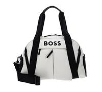 BOSS Sac de voyage crème noir pour femme et homme - Stormy Holdall Natural 274052