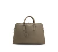 BOSS Sac de voyage en cuir grainé avec logo embossé - Style Madison-B1_Holdall, 50548231 Brun chiné pcs.