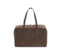 BOSS Sac de voyage en daim avec logo gaufré - Style Axell S_Daily Bag, 50567707 Kaki pcs.