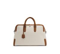 BOSS Sac de voyage en toile avec finitions en cuir - Style Madison-B1_CV_Holdal, 50563919 Naturel pcs.