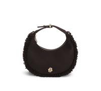 BOSS Sac d'épaule en forme de croissant avec finitions en fourrure synthétique - Style Boss Beyond S HM SH, 50573189 Marron foncé pcs.