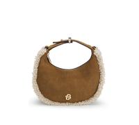 BOSS Sac d'épaule en forme de croissant avec finitions en fourrure synthétique - Style Boss Beyond S HM SH, 50573189 Marron pcs.