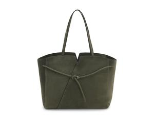 BOSS Sac fourre-tout BOSS Revers en daim avec bride tressée - Style BOSS REVERS TOTE S, 50567606 Vert sombre pcs.