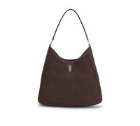 BOSS Sac hobo Ariell en nubuck avec monogramme Double B - Style Ariell Hobo S, 50552145 Marron foncé pcs.