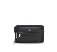 BOSS Sac porté croisé à logo imprimé métallisé - Style Zair_Crossover, 50530098 Noir pcs.