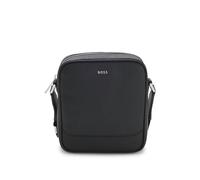 BOSS Sac reporter à motif micro monogramme - Style Northon_M_NS zip, 50573440 Noir pcs.