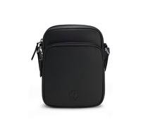 BOSS Sac reporter en cuir italien à monogramme Double B - Style B_Icon_L_NS Zip, 50558857 Noir pcs.