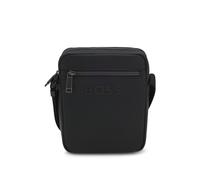 BOSS Sac reporter texturé à logo ton sur ton - Style Catch 3.0_P_NS Zip, 50573154 Noir pcs.