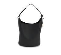 BOSS Sac seau en cuir avec plaque à monogramme Double B - Style Ameline Bucket, 50573360 Noir pcs.