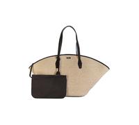 BOSS Cabas en raphia avec finitions en cuir - Style NUMAH MAXI Tote RF, 50563844 Beige pcs.