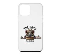 Boss Said No Funny Shih Tzu Dog Manager Office Humour Design Coque pour iPhone 12 Mini