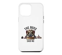 Boss Said No Funny Shih Tzu Dog Manager Office Humour Design Coque pour iPhone 12 Pro Max