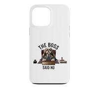 Boss Said No Funny Shih Tzu Dog Manager Office Humour Design Coque pour iPhone 13 Pro Max