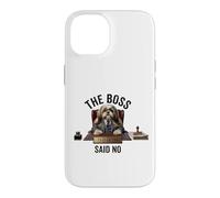 Boss Said No Funny Shih Tzu Dog Manager Office Humour Design Coque pour iPhone 14
