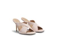 BOSS Sandales en cuir suédé avec bretelles croisées - Style Charlize_SaMule90_SD, 50563356 Rose clair 36