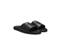 BOSS Sandales en similicuir avec monogramme Double B - Style Darrel_Slid_pubb, 50563148 Noir 45