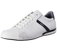 BOSS Saturn_Lowp_lux4, Sneakers Basses Homme, Blanc (White 100), 44 EU