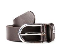 BOSS Ceinture en cuir italien avec passant logoté - Style Scarlet-A-BOSS_Sz25, 50553383 Marron foncé 85