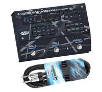 Boss SDE-3000EVH Digital Stereo Dual Delay Van Halen Edition + Keepdrum Câble jack