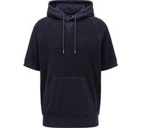 Boss - "Sealy 09" Sweatshirt à capuche pour homme manches courtes GT4055 (L) (Bleu foncé)