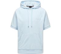 Boss - "Sealy 09" Sweatshirt à capuche pour homme manches courtes GT4055 (M) (Bleu clair)