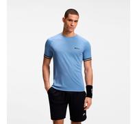 BOSS T-Shirt fonctionnel 'Serve 2' beige foncé / bleu clair / noir / blanc, Taille L