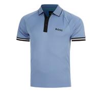 BOSS Serve Polo Hommes-bleu gris L