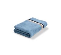 BOSS Serviette de bain en coton avec bordure à rayures emblématiques - Style BLINEA Celadon Bath towel 070, BTOW-BLINEA bleu clair ONESI