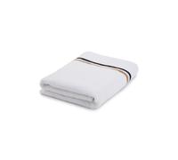 BOSS Serviette de bain en coton avec bordure à rayures emblématiques - Style BLINEA Celadon Bath towel 070, BTOW-BLINEA Blanc ONESI