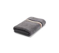 BOSS Serviette de bain en coton avec bordure à rayures emblématiques - Style BLINEA White Bath towel 070/140, BTOW-BLINEA Gris ONESI