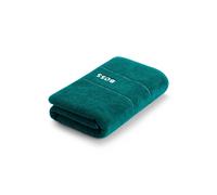 BOSS Serviette de bain en coton avec logo brodé blanc - Style PLAIN Aqua SDOU 070140, BTOW-PLAIN Vert sombre ONESI