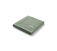 BOSS Serviette de bain en coton avec logo brodé en contraste - Style EDGE Blush Bath towel 070, BTOW-EDGE Vert ONESI