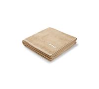 BOSS Serviette de bain en coton avec logo brodé en contraste - Style EDGE Blush Bath towel 070, BTOW-EDGE Beige ONESI