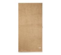 BOSS Serviette de bain en coton avec logo brodé en contraste - Style EDGE Lichen Bath towel 070, BTOW-EDGE Beige ONESI