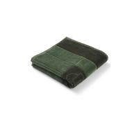 BOSS Serviette de toilette en coton à monogramme Double B - Style DOUBLEB Steel Handtowel 050100, HTOW-DOUBLEB Vert ONESI