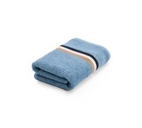 BOSS Serviette de toilette en coton à rayures emblématiques - Style BLINEA Celadon Handtowel 050, HTOW-BLINEA bleu clair ONESI