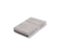 BOSS Serviette de toilette en coton argenté de la mer Égée avec logo ton sur ton - Style LOFT SilverN Guest towel 040060, GUEST-1013443 Argent ONESI