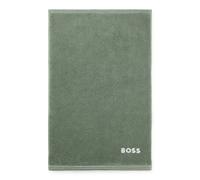 BOSS Serviette de toilette en coton avec logo brodé en contraste - Style EDGE Galaxy Guest towel 040, GUEST-EDGE Vert ONESI