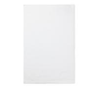 BOSS Serviette de toilette en coton avec logo brodé en contraste - Style EDGE White Guest towel 040, GUEST-EDGE Blanc ONESI