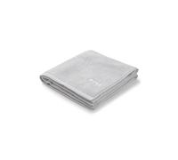 BOSS Serviette de toilette en coton avec logo brodé en contraste - Style EDGE White Handtowel 050, HTOW-EDGE Argent ONESI