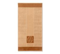 BOSS Serviette de toilette en coton - Style DOUBLEB Cypres Handtowel 050100, HTOW-DOUBLEB Brun chiné ONESI