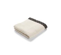 BOSS Serviette en velours de coton jacquard sculpté - Style DEDALE Handtowel 050100, HTOW-DEDALE Beige clair ONESI