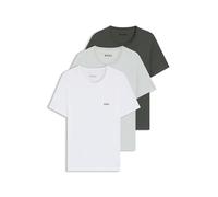 T-shirt BOSS Classic Logo manches courtes blanc vert clair gris (3 unités) - M