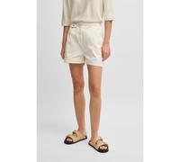 BOSS Short à la coupe évasée en coton stretch doux - Style C_Taschi-D, 50540402 Naturel 44