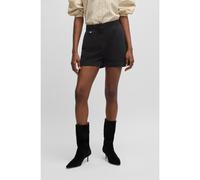 BOSS Short à la coupe évasée en coton stretch doux - Style C_Taschi-D, 50540402 Noir 34