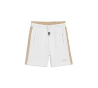 BOSS Short à logo imprimé et empiècements sur les coutures latérales pour enfant - Style J52000/10P14A, J52000 Blanc 102